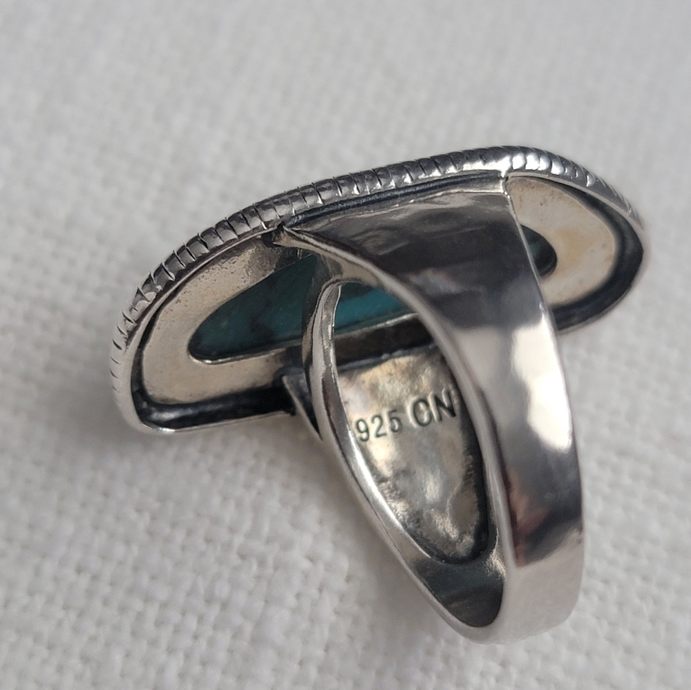 Silpada Silver Turquoise Ring - Picture 3 of 5